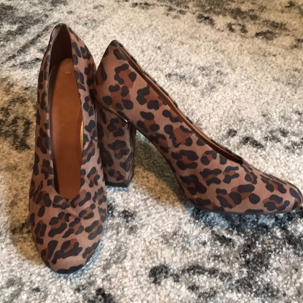 Cheetah print heels